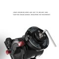 IFOOTAGE Seastars Q1S Quick Release Baseplate System,Tipod Screw Mount,Quick Know Down Tool Accessory 9kg Max Load (1 Top Plate and 1 Base). 