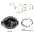 Cosplay Synthetic Old Lady Wigs and Glasses Set Breathable Head Cover Halloween Party Dress Up Grandma Wig Hat for Women. 