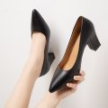 New High Heel Shoes Pointed Shallow Mouth Thin Heel Platform High Heels Fashion Elegant Patent Leather Women Shoes. 