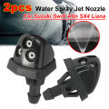 2pcs Car Windshield Water Spray Jet Nozzle Windscreen Wiper Washer For Suzuki Swift SX4 Grand Vitara Car Accessories. 
