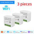 Wifi Smart Curtain Switch Module Tuya Smart Life Alexa Google Roller Blinds Shades Rolling Garage Door Projector AC 100-240V. 