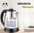 Food for u MISUSHITA Electric Kettle 1.8/2 Liters, Automatic Power Off, Maintains Temperature, Electric Kettle, Electric Kettle 1.8L/2L, Hot Water Kettle, Stainless Steel Kettle. 