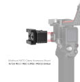 NATO Clamp Quick Release NATO Rail Clamp w 1/4 3/8 Threaded Hole for ARRI Locating Pin Video Light Microphone Monitor Magic Arm.