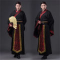 Chinese Traditional Dress Hanfu Ancient Festival Clothing Set For Women and man Long Sleeve Folk Dance Performance Dress. 