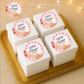 Engagement Decor Combo – 6 Customize Cupcake and mithai Toppers + 12 Personalized Mithai boxes Stickers – Name & Date Design – Baat Pakki | Nikkah | Bridal Favor Set. 