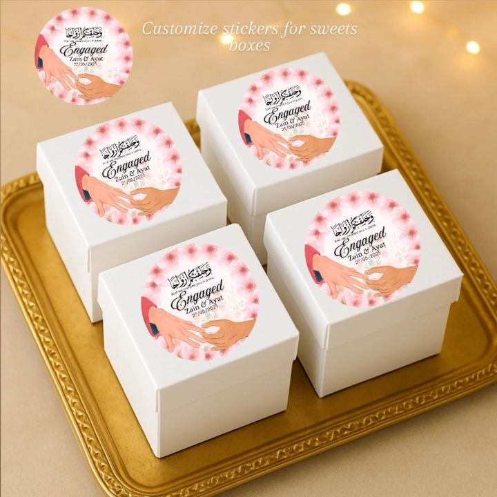 Engagement%20Decor%20Combo%20%E2%80%93%206%20Customize%20Cupcake%20and%20mithai%20Toppers%20+%2012%20Personalized%20Mithai%20boxes%20Stickers%20%E2%80%93%20Name%20&%20Date%20Design%20%E2%80%93%20Baat%20Pakki%20%7C%20Nikkah%20%7C%20Bridal%20Favor%20Set%20-%20Image%203