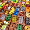 MOC Foods and Tools Building Blocks DIY Toys Seafood Meat Vegetables Fruit Dessert Goblet Dishes Small Particles Building Blocks. 