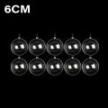 Transparent Christmas Balls Plastic Fillable DIY Empty Ball Hanging Ball for Xmas Tree Pendent Ornaments New Year Party Decor.