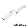 1pcs 6061 Aluminium Flat Bar Thickness 3mm 4mm 5mm 6mm 8mm   Rectangular Flat Bar Square Rod Plate Metal Strip Solids. 
