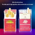 Transparent Cigarette Case With Rechargeable Electric Lighter. 