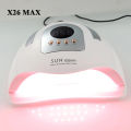 Sun X26 MAX UV LED Nail Lamp: 81-LED Professional Gel Dryer with Timer, Auto Sensor – Salon Manicure Tool. 