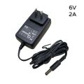 6V 450mA 2A 2.5A Power Supply AC 110-240V to 6V High Quality For LED Lights Blood Pressure Monitor Medical Equipments Toys. 