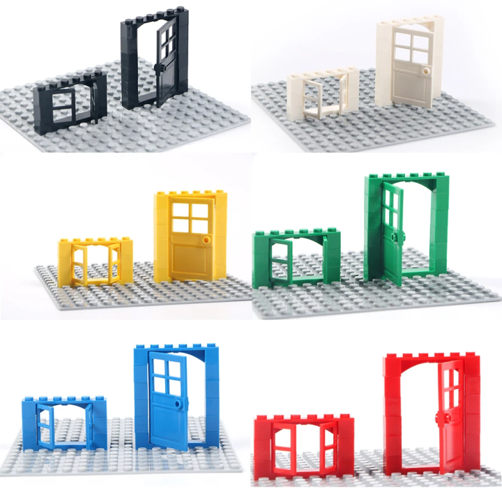 102pcs Door Window Brick Bulk DIY House Building Blocks Bricks Toys ...