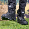 Men Women Unisex Camping  Boots Warm Winter Plush Snow Lace Up Rapid High Quality Anti-Slip Outdoor Training Casual Shoes. 
