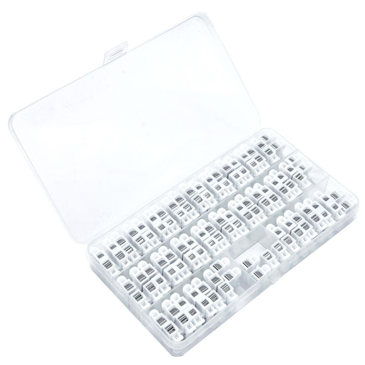 55 PCS CH-2 Spring Wire Quick Connector 2p Electrical Crimp Terminals ...