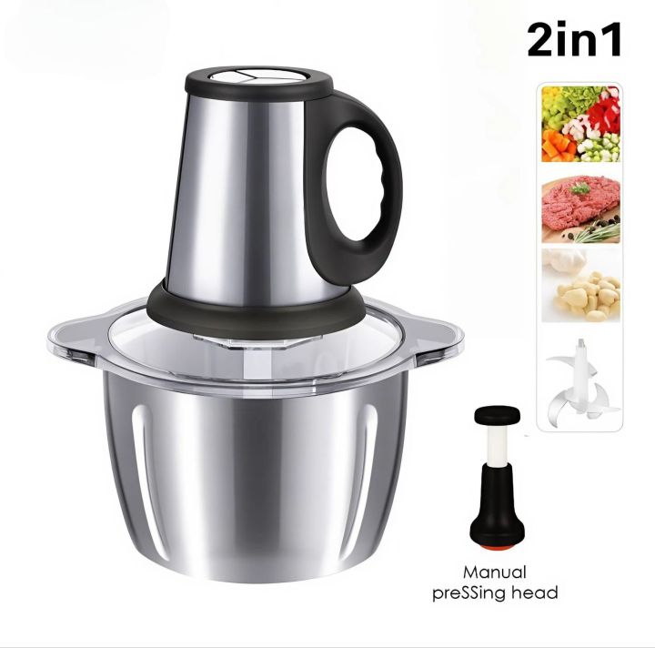 Silver%20Crest%203L%20Electric%20Meat%20Grinder%20And%20Food%20Chopper%20%7C%20500W%20100%25%20Copper%20Motor%20%7C%203-Speed%20Stainless%20Steel%20Food%20Processor%20For%20Keema,%20Masala,%20Vegetables%20And%20Garlic%20%7C%204-Blade%20Mincer%20Machine%20-%20Image%208