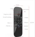 Bluetooth 5.2 Keyboard Wireless Mini Keyboard Rechargeable Keyboard with 2.4G Wireless Voice Control Air Mouse for TV BOX Laptop.