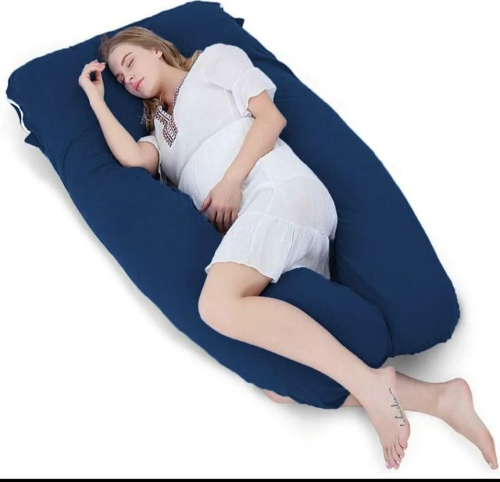 Highly%20Comfortable%20Maternity%20Pillow%20%20Full%20Body%20Support%20Pregnancy%20Pillow%20-%20Ball%20Fiber%20Filled%20%20U-Shaped%20-%20100%25%20Premium%20Comfort%20-%20Image%202