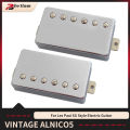 Phrilam Pro LP  Vintage Alnico 5 Covered Humbucker Neck Bridge Pickups Set  7.6/8.8K for LP Style Electric Guitar. 