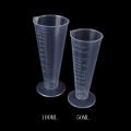 50/100ml Transparent Plastic measuring cup Measuring Tools,Beaker Graduated Measuring Cup for Lab Baking Beaker Liquid Measure. 