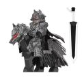 Medieval Round Table Knights Assemble Compatible Bricks Berserk Guts Puzzle Action Figures Model Building Blocks Doll Toy .