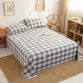 Bed Sheet Cover Solid Twin Size Bed Sheets Beds Fabric Single Double Sheet Home Sheets for Bed Flat Bed Sheet - 120x210cm.