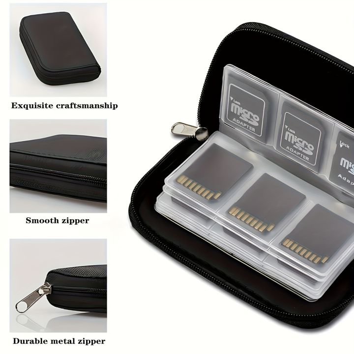 Memory%20Card%20Storage%20Bag%20Carrying%20Case%20Holder%20Wallet%2022%20Slots%20for%20CF/SD/Micro%20SD/SDHC/MS/DS%20Game%20Accessories%20Memory%20Card%20Box%20-%20Image%205