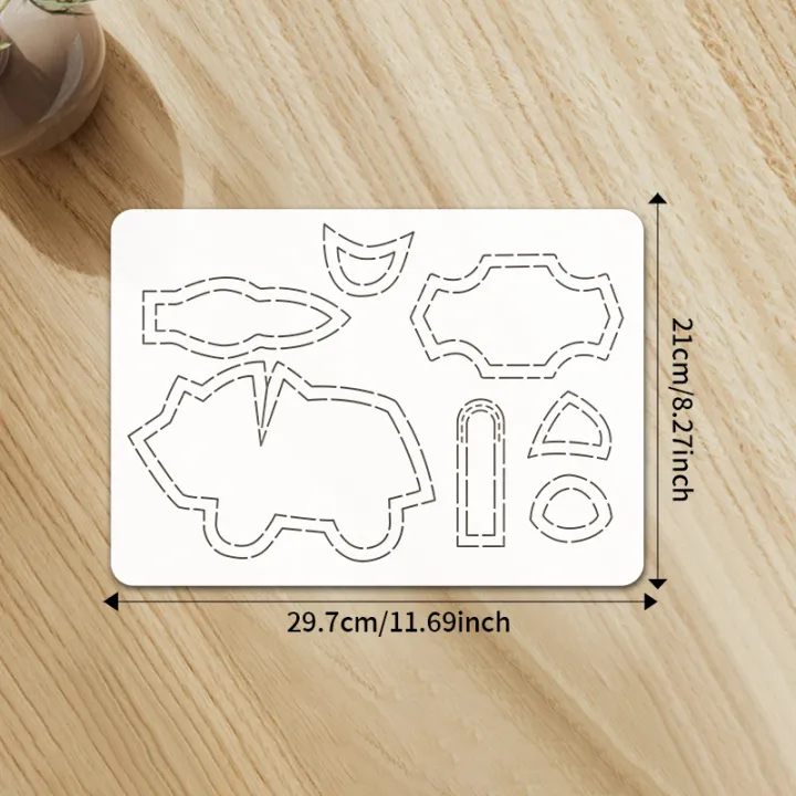 YOMDID%201pc%20Adorable%20Pig%20Sewing%20Quilting%20Soft%20Template%20DIY%20Pig%20Pattern%20PET%20Quilting%20Template,%20Pattern%20Transfer%20Tool%20-%20Image%206