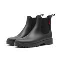 Women's short tube anti slip rain shoes, lightweight waterproof water shoes, fashionable Chelsea rain boots, PVC one-time moldin. 