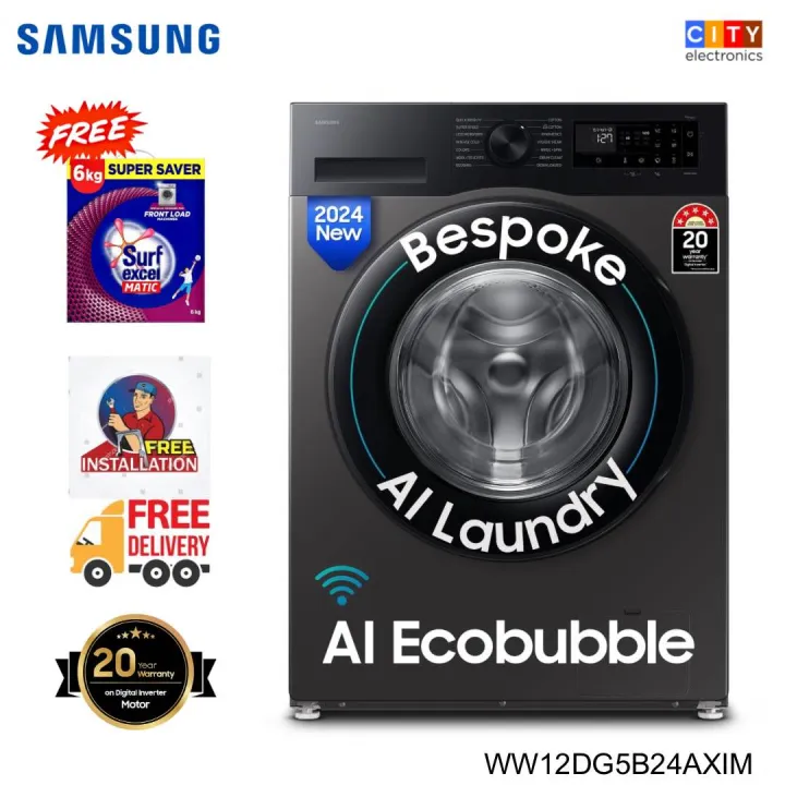 SAMSUNG%2012%20Kg%20Fully%20Automatic%20Digital%20Inverter%20Front%20Loading%20Quick%20Drive%20Washing%20Machine%20With%20AI%20Technology%20&%20Eco%20Bubble%20WW12DG5B24AX%20-%20Image%209