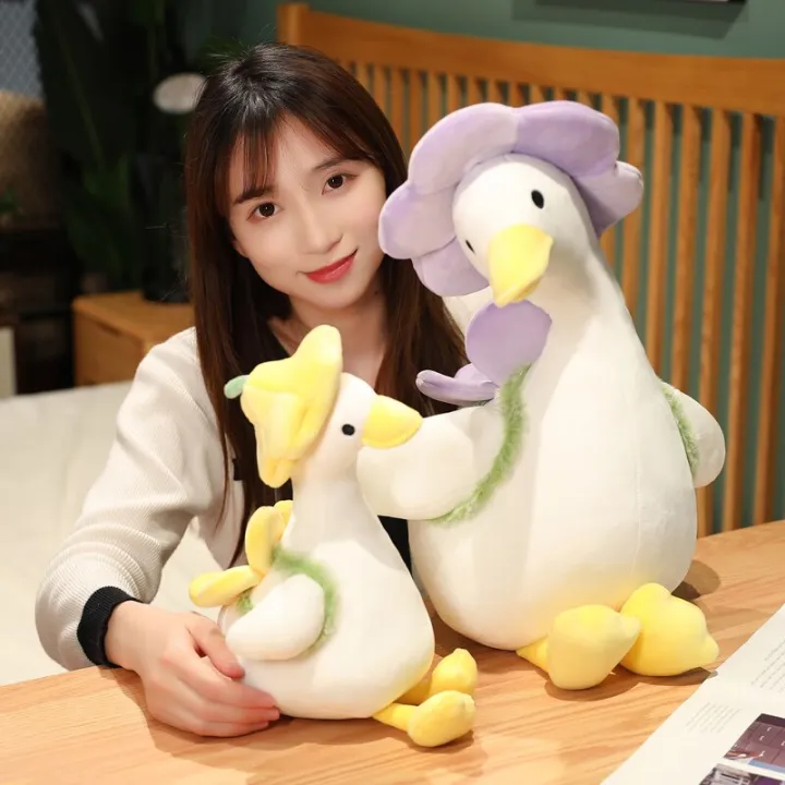 Kawaii%2030cm%20Duck%20Doll%20Flower%20Duck%20Plush%20Toy%20Stuffed%20Animal%20Plush%20Toy%20Best%20Gift%20Plushie%20Toy%20Simulation%20Funny%20Doll%20-%20Image%203