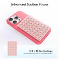 Suction Cup Phone Case Mount Double-Sided,Silicon Sticky Phone Stand for iPhone Android Selfies Hands-Free Strong Grip Holder. 