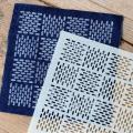 9/32Pcs Sashiko Embroidery Stencil Set - Reusable PET Geometric Patchwork Template for DIY Handmade Embroidery Tools.