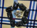 Portable Desk Foldable Laptop Table Leg Brackets/ Connector (4 Piece). 