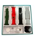 Smart Watch Crown 4+1 Four Strips In One Full Hd display with wireless charger. 