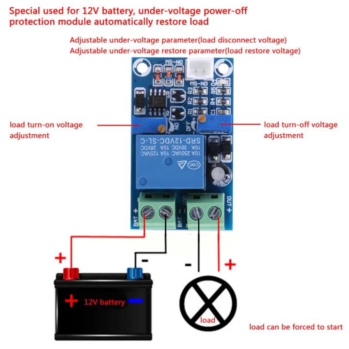 12V%20Battery%20Low%20Voltage%20Cut%20off%20Automatic%20Switch%20On%20Recovery%20Protection%20Module%20-%20Image%206