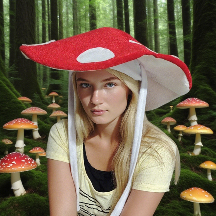 Unique%20Mushroom%20Costume%20Hat%20Soft%20Hat%20For%20Themed%20Party%20Halloween%20Party%20Hat%20-%20Image%205