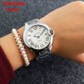 New Brand Luxury Stainless Steel Men and Women Luxury Atmosphere Quartz Watches Fashion Blue Balloon Women Date Watch Suit.