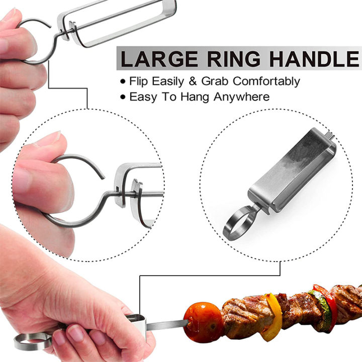 LMETJMA%2017inch%20Kabob%20Skewers%20for%20Grilling%20Stainless%20Steel%20Flat%20BBQ%20Skewers%20with%20Quick%20Release%20Metal%20Sliding%20Handle%20JT45%20-%20Image%204