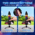 Children Rocket Launcher Toy with Parachute Self Launching Motorized Space Rocket Toys Outdoor Launch Game for Boys Kids.