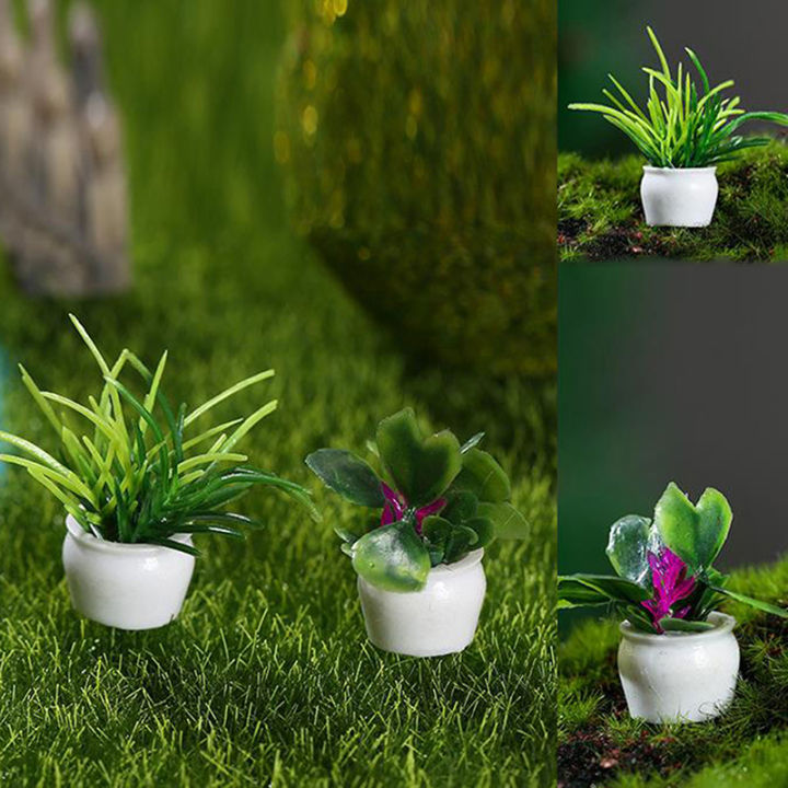 4Pcs%20Mini%20Flower%20Potted%20For%20Green%20Plant%20Simulation%20Plants%20Dollhouse%20Miniature%20Doll%20House%20Furniture%20Home%20Decoration%20-%20Image%204