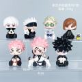 7pcs Anime Jujutsu Kaisen Series Satoru Gojo Fushiguro Megumi Nanami Kento Figure Model Statue Desk Car Ornament Boy Toy Gift. 