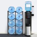 3 Gallon Water Jug Rack, 3-Tier Water Bottle Holder Storage Rack, Water Jug Organizer for Kitchen,Office,Garage, Dark Brown. 