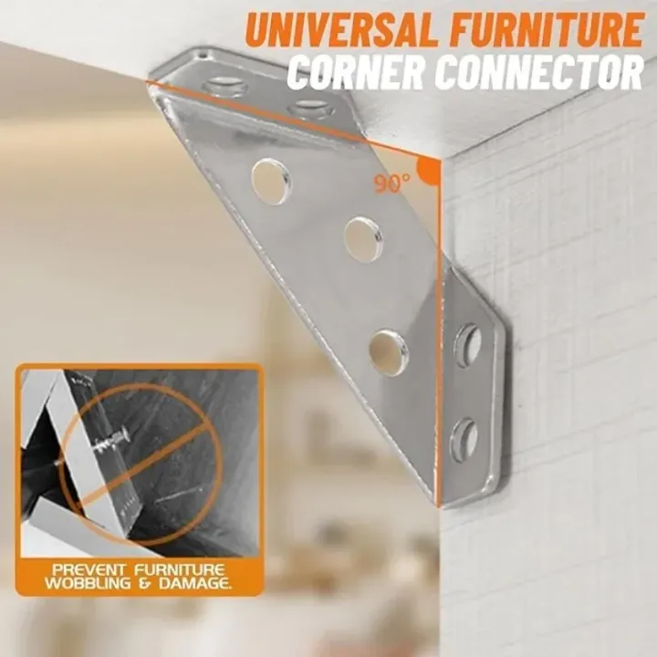 5/10/20/pcs%20Thickened%20Stainless%20Steel%20Corner%20Angle%20Code%2090%20Degrees%20Right%20Angle%20Fixed%20Bracket%20Furniture%20Connectors%20for%20Furniture%20-%20Image%204