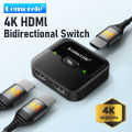 Lemorele 4K HDMI Splitter Switch 2 in 1 Out 60Hz HDMI-compatible 2.0 Hub Switcher for PC Laptop HDTV Xbox PS4 PS5 TV Macbook.