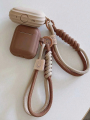 Simple Soft Silicone with Smile Hand Strap Earphone Case For Airpods 4 1 2 Pro 3 Funda Wireless Bluetooth Protective Cover.