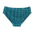Crocodile Print Swim Trunks Slim Fit Durable Drawstring Man's Triangle Trunks Beach Carnivals Swimming Bathing Trendy Swimsuit. 
