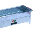 Bar BQ Angeeti 21* 10 inch coal stainless steel & Bar B Q grill angethi  Easy to Travel size 21* 10 weight above 2 kg Tikka Kebab and pota Kaleji and roast leg piece and chest piece. 