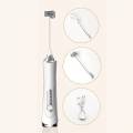 Electric Milk Frother Foamer + Egg Beater Wireless Type-C Charging 3 Speeds Mini Handheld Foam Maker Coffee Whisk Cooking Tools.