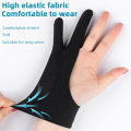 Two-finger Painting Gloves Anti-touch Anti-pollution Anti-dirty, Right And Left Hand Glove,for IPad Tablet Touch Screen Drawing.